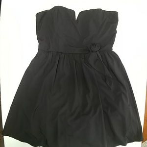 Strapless Black Dress